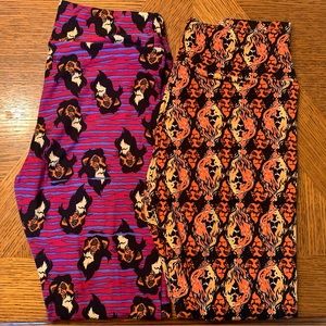 LuLaRoe Scar OS Leggings Set